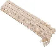 Cotton Lace Trim for DIY Crafts Wide Fringe Trim Yards Pack for Clothing Accessories Curtain Tassels and Home Decoration