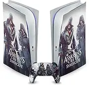 Official Assassin's Creed The Rooks Syndicate Graphics Vinyl Faceplate Sticker Gaming Skin Decal Cover Compatible with Sony Playstation 5 PS5 Digital Edition Console and DualSense Controller