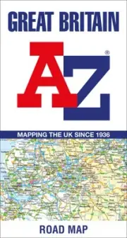 Great Britain A-Z Road Map by A–Z maps [Sheet map, folded]