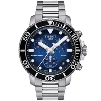 在飛比找PChome24h購物優惠-TISSOT 天梭 Seastar 1000海洋之星三眼計時