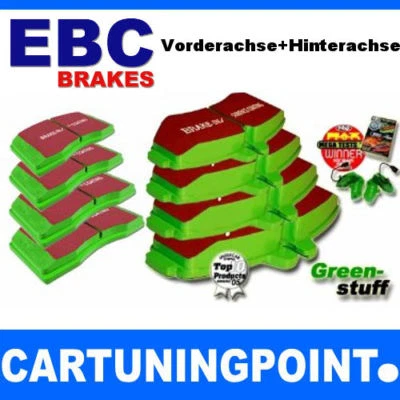 EBC Brake Pads Front+Rear Greenstuff for Peugeot 307 3H DP21375 DP21230 (for: Peugeot)