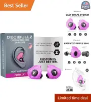 Re-Moldable Ear Protection: Custom-fit Earplugs with Superior Noise Isolation