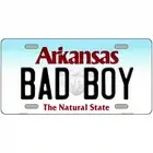 Bad Boy Arkansas Metal Novelty License Plate