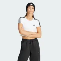 在飛比找momo購物網優惠-【adidas 官方旗艦】ESSENTIALS 短版短袖上衣