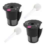 Replacement parts 2-pcs 119367 Reusable Coffee Filters,Compatible with Keurig...