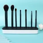 (Black)Cosmetics Brush Nail Pen Tool Storage Box Stand Makeup Container AU