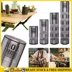 2 In 1 Salt Pepper Ginder Stainless Steel Manual Spice Mill for Outdoor Travel