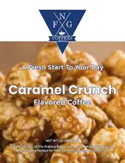 FNG Coffees-Caramel Crunch-DECAF- Ground or Whole Bean- 16 oz