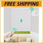 Smart Battery-Powered Roller Blinds - Fade-Resistant Blackout Shades 72" x 27"