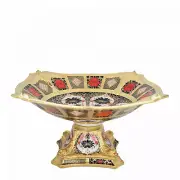 Royal Crown Derby - OLD IMARI 1128 Dolphin Centre Piece New in Box SGBBOX 07992