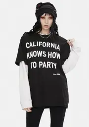 [Skim Milk] California Knows How To Party Graphic Tee