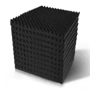 Alpha Acoustic Foam 20pcs 50x50x5cm Sound Absorption Proofing Panels Eggshell