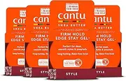 Cantu Extra Hold Edge Stay Gel for Natural Hair with Shea Butter, 2.25 oz (Pack of 4)