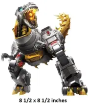 Grimlock Wall Decal Transformers Dinobot Autobot Sticker Peel & Stick Art Decor
