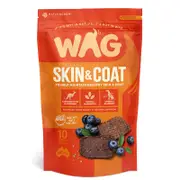 WAG Kangaroo Jerky Skin & Coat 10pc - 10pk