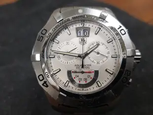 ☆ 豪雅 TAG HEUER  Aquaracer  CAF101B  三眼計時碼錶 ☆ (保證真品)