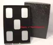 10 AIR-TITE Direct Fit Capsule Holder 1oz Silver Bar & 2 Display Storage Box