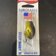 Norman Deep Baby N 6-8ft 1/4oz Gold Black