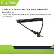 2.5MM 1C C1 Shutter Release Cable Shutter Release Cable for EOS 1100D/700D/G12