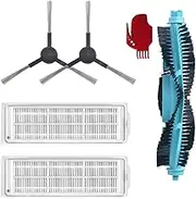 Main Brush Washable Filter Side Brush Compatible with Conga 3590 3390 2690 Robot Vacuum Cleaner Mopping Cloth (Color : 2-1)