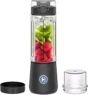 Cordless Portable Blender for Smoothies and Shakes, Bpa-Free 16 Oz Blending Jar