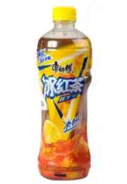 (24 Pack) KANGSHIFU Sweet Lemon Iced Black Tea with Real Sugar, 16.9 Fl Oz康师傅冰红茶