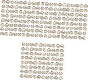 COHEALI 3sets 7mm Metal Flower Bead Caps Jewelry Findings for DIY Accessories End Caps Spacer Jewelry Making Unique Shape Design 1000pcs*3