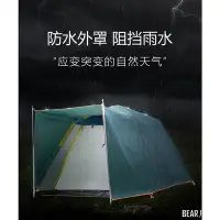 在飛比找Yahoo!奇摩拍賣優惠-BEAR戶外聯盟帳篷防雨罩 露營帳篷防雨外罩 防暴雨帳篷外罩