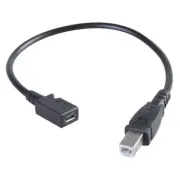 USB 5Pin Female to USB B Male Adapter Data Transfer Cable 29cm for Connecting