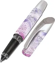 Online Ergonomic Rollerball for School/College Campus Dream - for Left- and Right-Handed, Soft Grip Part, for Standard Ink cartridges, refillable, Ideal for Beginners/Pupils/Students