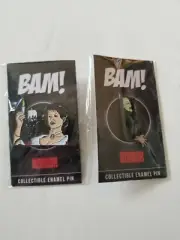 BAM BOX HORROR CREATIVE TERROR HELL NIGHT ENAMEL PIN SET