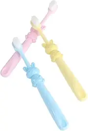 COLLBATH Mini Soft Bristles Toothbrush 3pcs Boys and Girls Toothbrushes for 2-8 Years Old