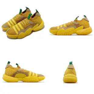 【adidas 愛迪達】籃球鞋 Trae Young 2 男鞋 黃 針織鞋面 崔楊 襪套式 Hazy Yellow 愛迪達(IG4793)