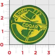 MARINE CORPS HMH-772 HUSTLERS FLIGHTLINE CDQAR QUAL HOOK LOOP EMBROIDERED PATCH