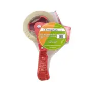 Tape Dispenser with 1 Roll of 2" x 110 Yards, Clear Packing Tapes Box Shipping
