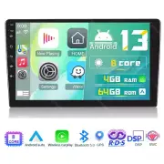2 Din 9" Android 13.0 CarPlay Car Stereo Radio 4G+64GB GPS Navi WIFI DSP 8 Core