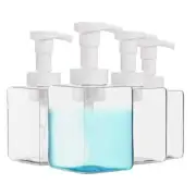 Bathroom Foam Liquid Soap Dispenser Pump Lotion Refillable Empty Bottles 5-PACK