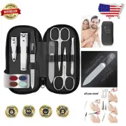 Solingen Luxury Nail Care Set with Scissors and Glass File - Perfect Gift Option