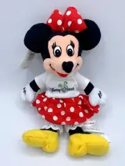 -P NEW THE DISNEY STORE BEANIE BEAN BAG PLUSH MINNIE MOUSE QUEST
