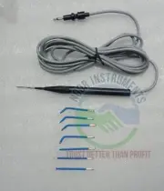 One reusable pencil Universal Foot-Controlled Handpiece with 7 PCs electrodes