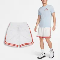 在飛比找PChome24h購物優惠-Nike 耐吉 球褲 DNA 男款 白 紅 速乾 網眼 抽繩