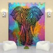 Indian Mandala Window Door Curtains Room Decor Boho Wall Drapes Cotton Tapestry