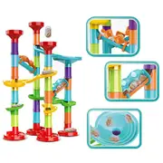50pcs Marble Race Run BuildingBlocks Toys Educational Preschool Kids D