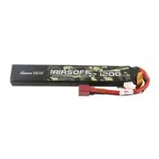 Gens Ace Airsoft 1200mAh 7.4V 2S 25C Soft Case LiPo Battery w/Deans Connector
