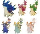 Qualia Sea Slug Dragon Mascot Figure 2 Clear Version All 6 Types Set