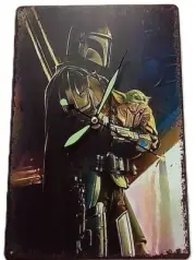 Custom Made Mandalorian Metal sign. Wall Art. Ideal for Man Cave, Home Decor