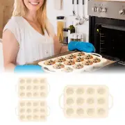Silicone Muffin Pan 12 Cavity Mini Muffin Pan Heat Resistant Muffin Baking Mold