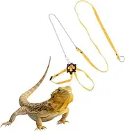 Yardwe Reptile Leash Harness Turtle Lizard Outdoor Harness Easy to Use Comfortable Fit Durable