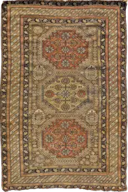 Shirvan Antique Hand Knotted Wool Rug 155x118 cm by Cyrus Rugs
