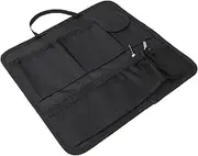 [Healvian] 1PC Portable Black Storage Bag Durable Organizer for Travel Accessories Lightweight Travel Storage Container for Cosmetics and Essentials